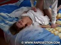 Brutal dude raping a beautiful chick and have anal sex